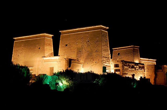 Spectacle de Son et Lumière à Philae Spectacle de Son et Lumière à Philae